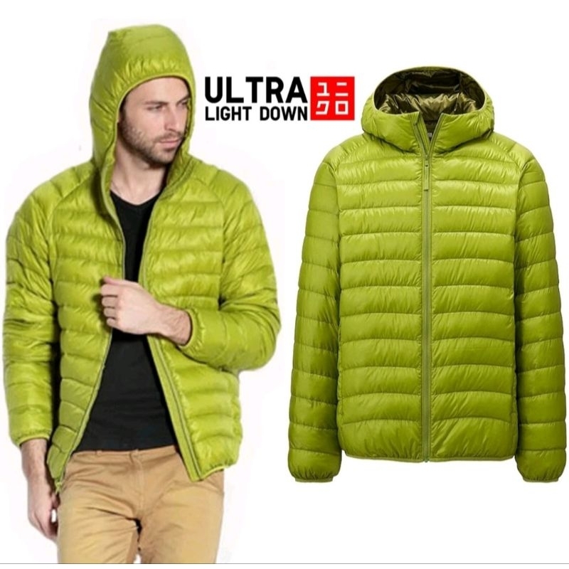 JAKET LANGKA KOLEKSI UNIQLO BULU ANGSA BULANG MEN'S ULTRA LIGHT DOWN ULD RAB CASUAL OUTDOOR PARKA HO