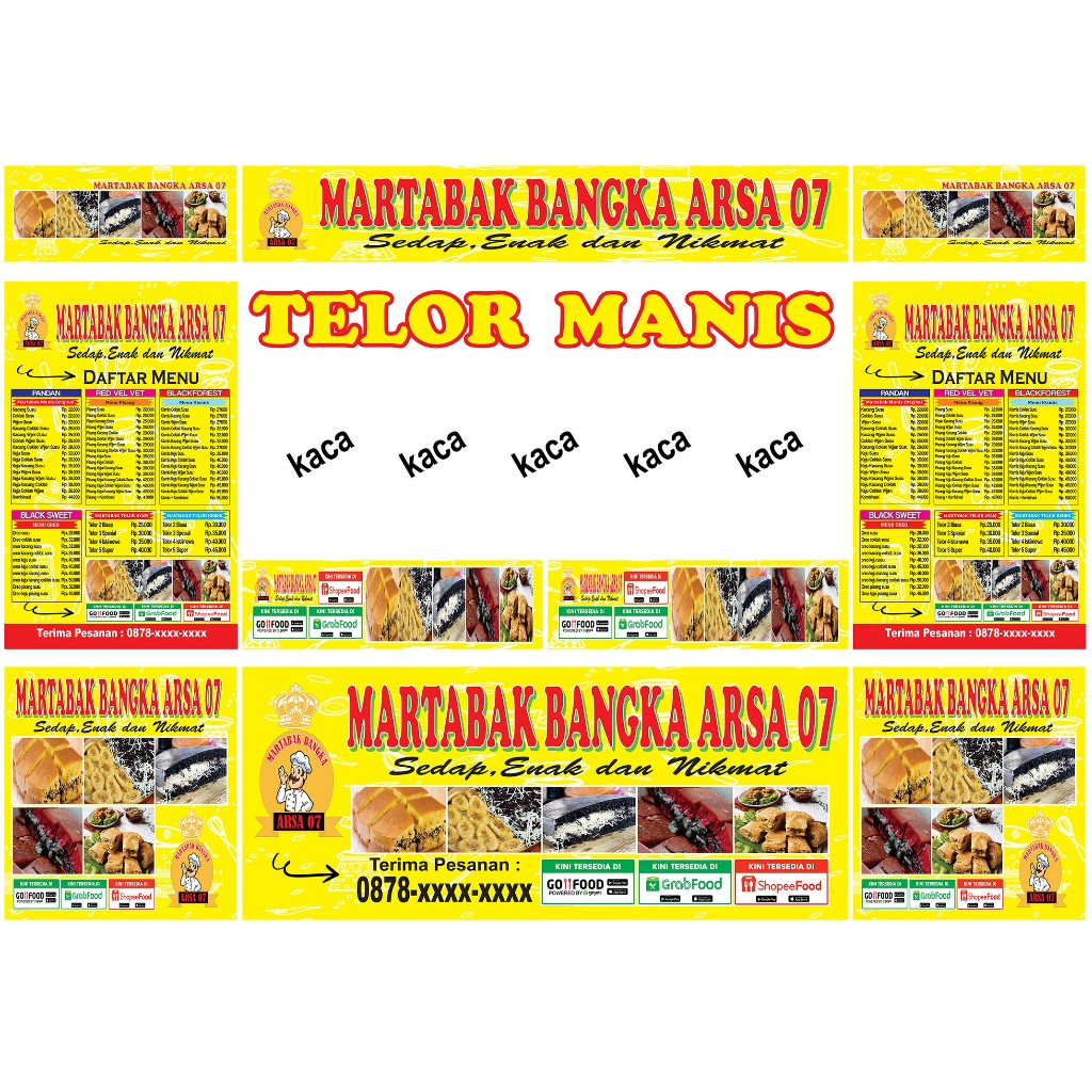 Stiker Martabak/Stiker Gerobak Martabak