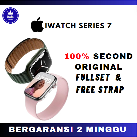 iWatch Series 7 41/45MM ORIGINAL Second FULLSET 100% / Apple Watch Second ORIGINAL Mulus Like NEW