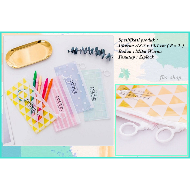 

Tempat Pensil Murah Minimalis Tempat Pensil AestheticMinimalist Pencil Case 18.7 x 13.1 cm