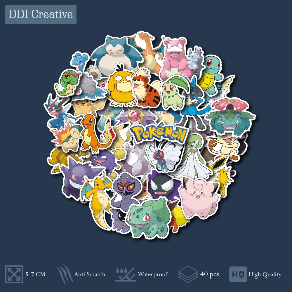 

STIKER POKEMON | STICKER GAME LAPTOP HELM TUMBLR KOPER