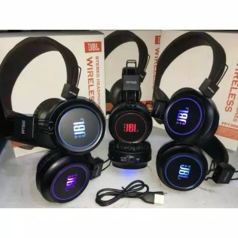 Headset Bando JBL Bluetooth Wireless PPT-860 - Earphone Handsfree Bando JBL PPT-860 Wireless