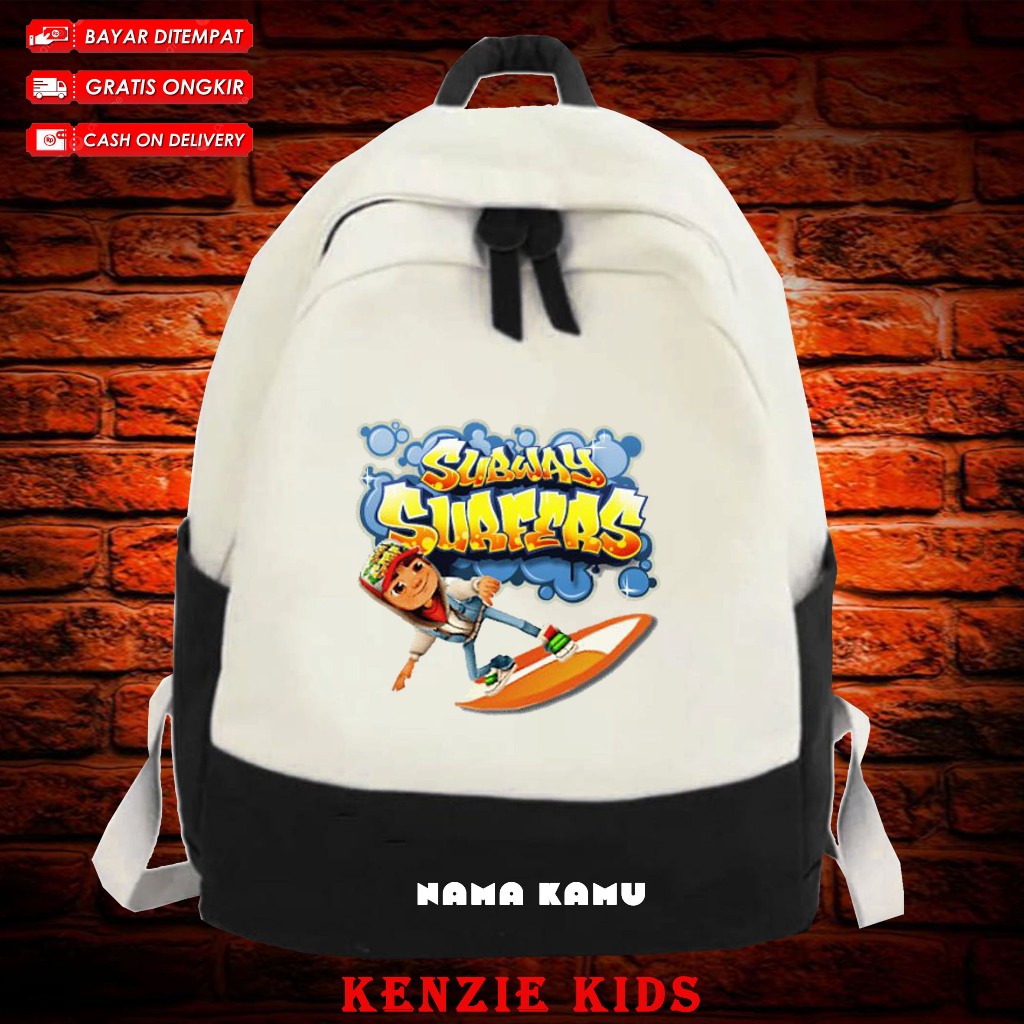 TAS BACKPACK ANAK SEKOLAH SUBWAY SURFERS
