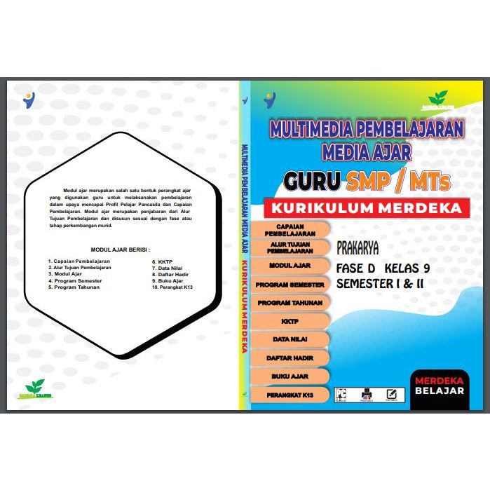 

MODUL AJAR SMP/MTs PRAKARYA FASE D ( KELAS 9 ) KURIKULUM MERDEKA