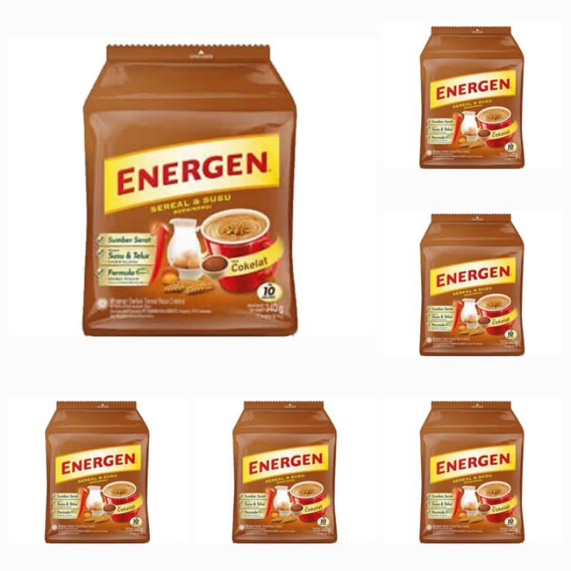 

Energen Sereal & Susu Rasa Coklat 10 Pcs