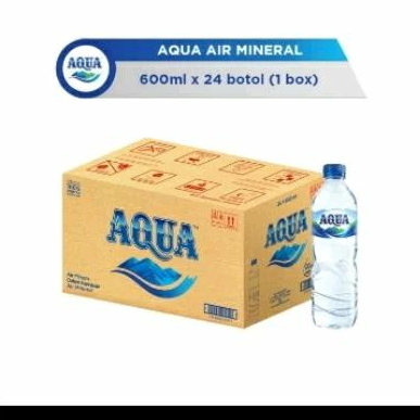 

Aqua Air Mineral 600 ml perkardus isi 24 Botol
