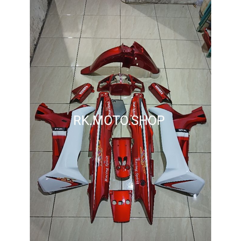 Cover Body Fiz R Fiz R Fiz SS Two Merah Maroon Dual Clutch Full Cover Body full Set