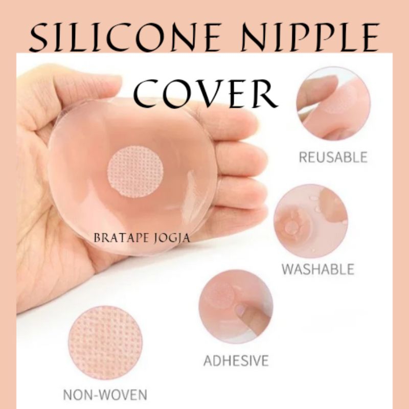 NIPPLE COVER SILICONE PAD PENUTUP PUTING WANITA