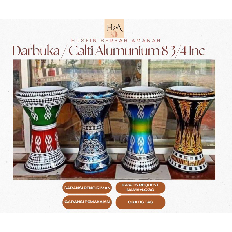 Darbuka kualitas terbaik 8¾