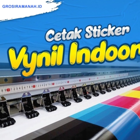 STICKER VYNIL INDOOR | VYNIL MESIN INDOOR | CETAK STICKER METERAN