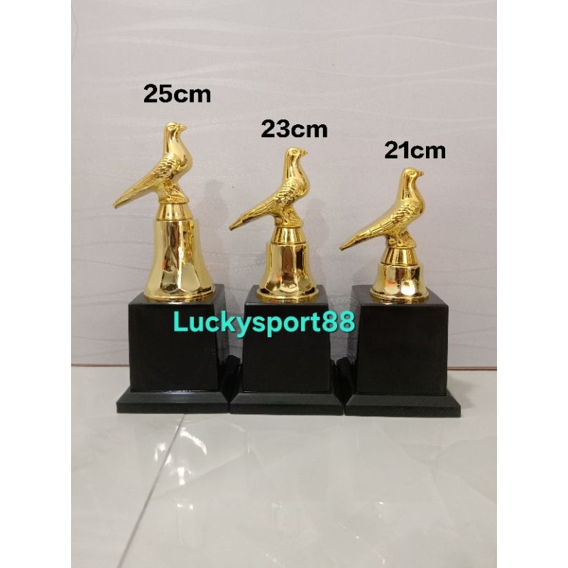 trophy Piala laser burung merpati 1 pcs
