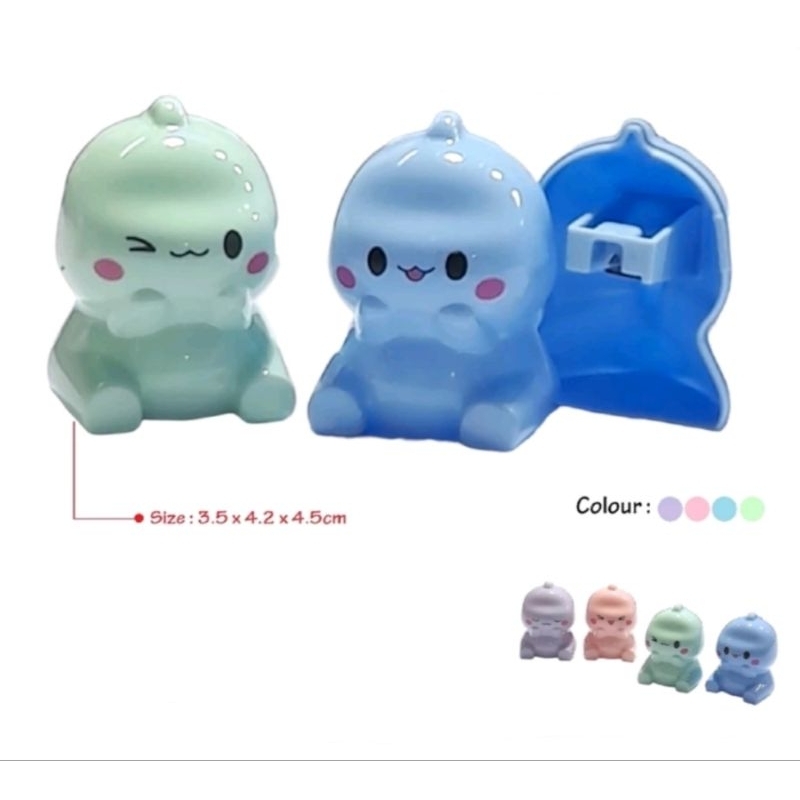 

Serutan Pensil Lucu Unik / Rautan Pensil Dino Imut / Pencil Sharpener