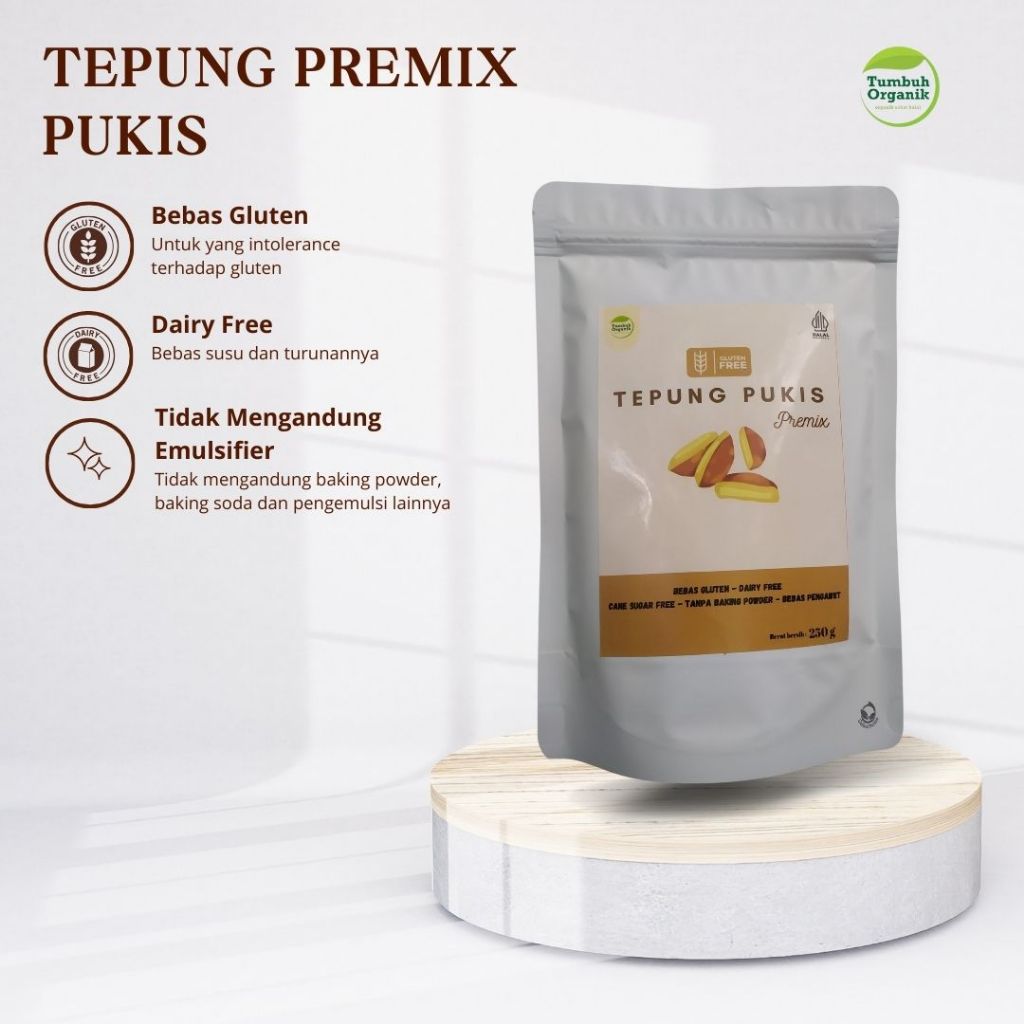

Tepung Pukis - Gluten Free - Empuk dan Enak