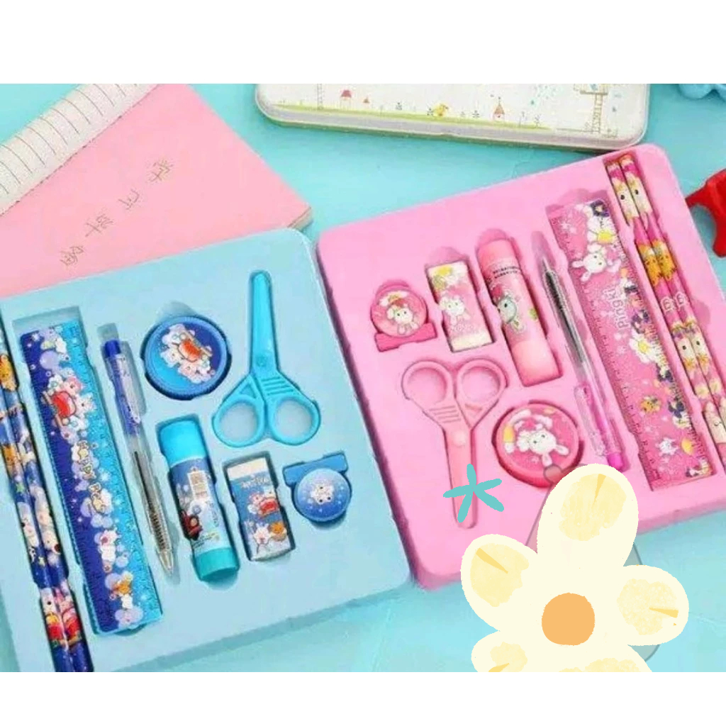 

Pensil set alat tulis sekolah anak karakter lucu 1 paket