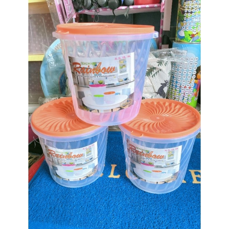 Toples plastik 3 ltr, toples ulir, toples plastik
