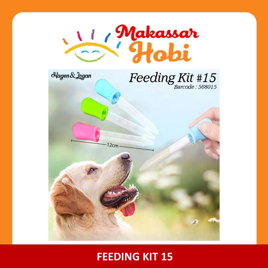 Feeding Kit 15 Pipet Pemberi Makan Minum Obat Anak Anjing Kucing Sakit