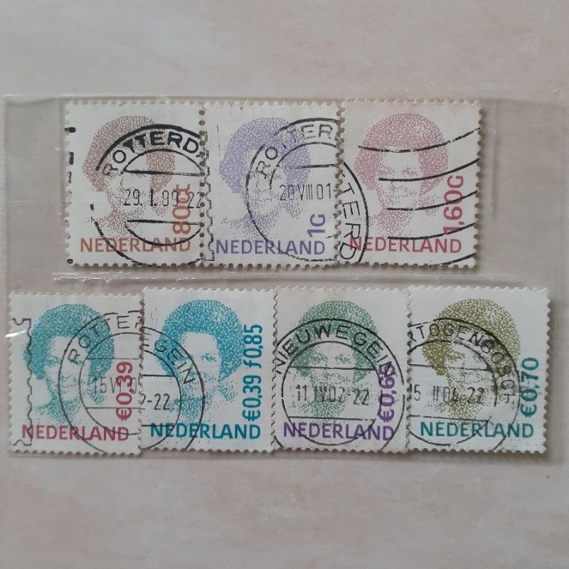 

Perangko Belanda Queen Beatrix Tahun 2002 - 2003 set 7pcs