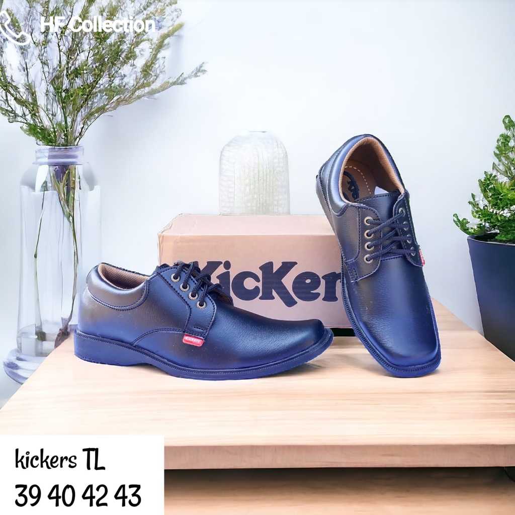 [HARGA PROMO] Sepatu Slop Pantofel Pria Kickers PREMIUM ORIGINAL BEST SELLER