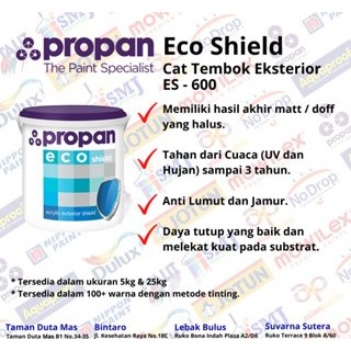 CAT TEMBOK EXTERIOR PROPAN ECOSHIELD tinting KEMASAN 25 KG