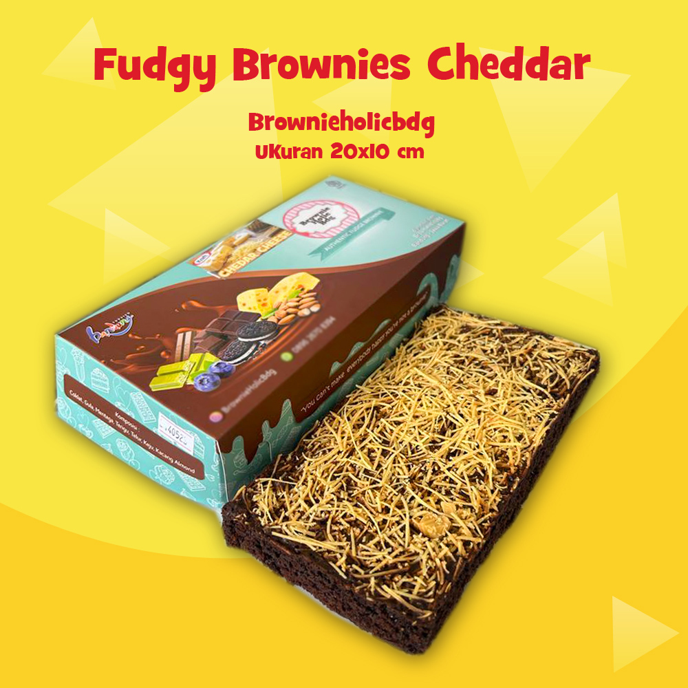 

Brownies Keju Chedar Cheese Fudgy Brownieholicbdg