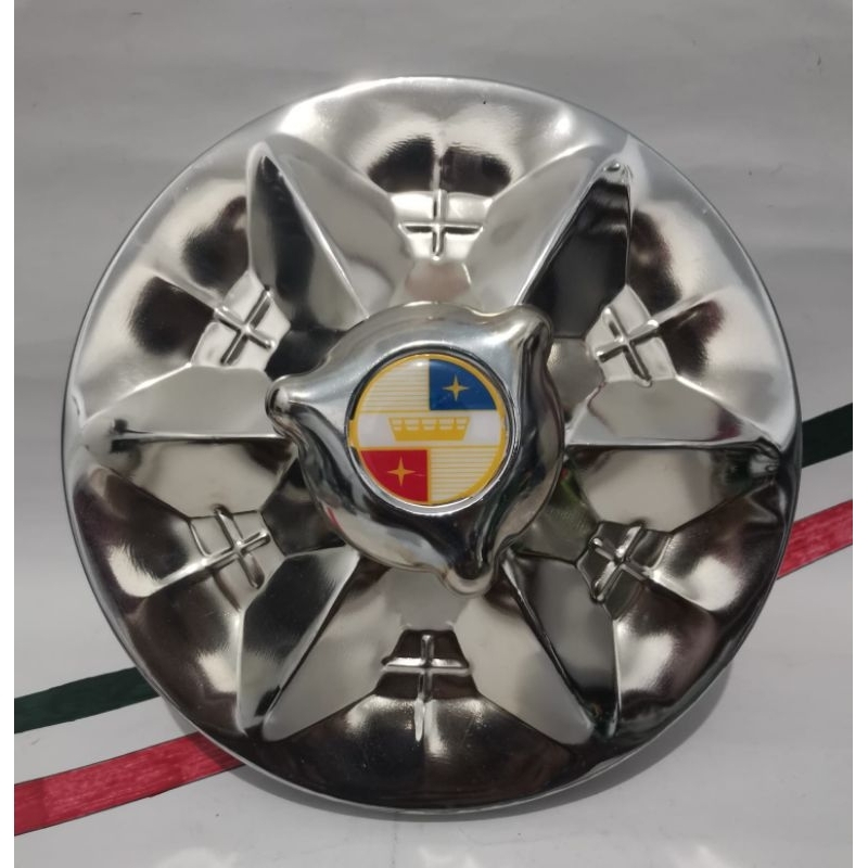 Wildop wheeldop vespa ring 10 model Blimbing motif salip full Chrome