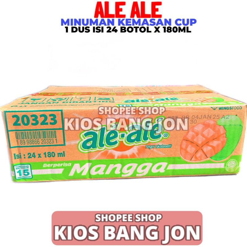

Ale Ale Mangga 1 Dus Isi 24 Botol 180ML