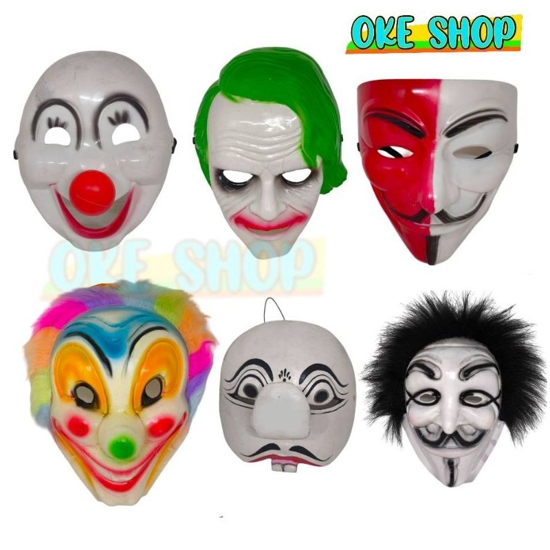 TOPENG MAINAN ANAK BERMACAM MACAM VARIASI TOPENG HACKER, JOKER