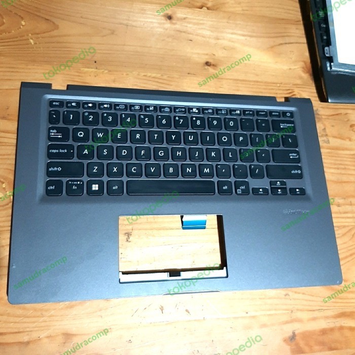 Palmrest Keyboard Asus X415M X415MA X415JA X415D grey OK minus sudut