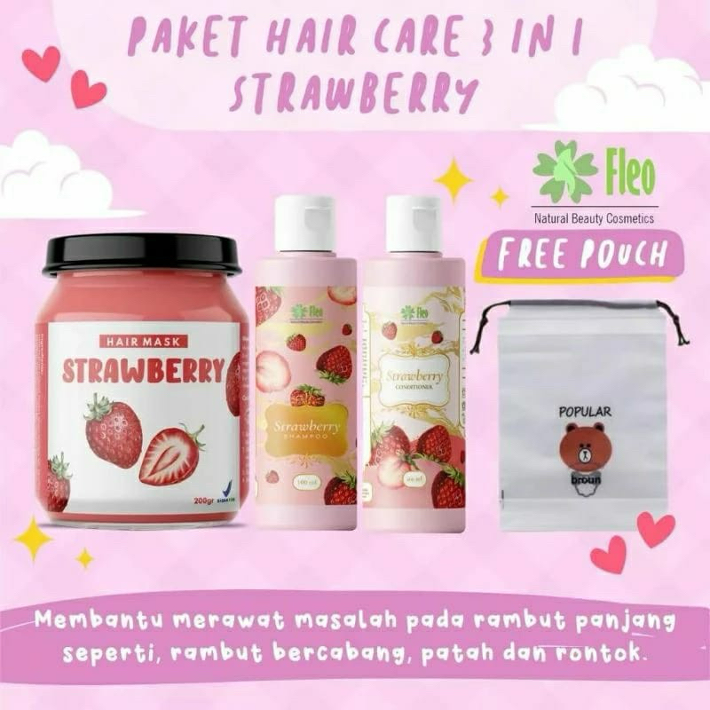 [BPOM] PAKET HAIR MASK 3IN1 / PAKET HAIR CARE FREE POUCH