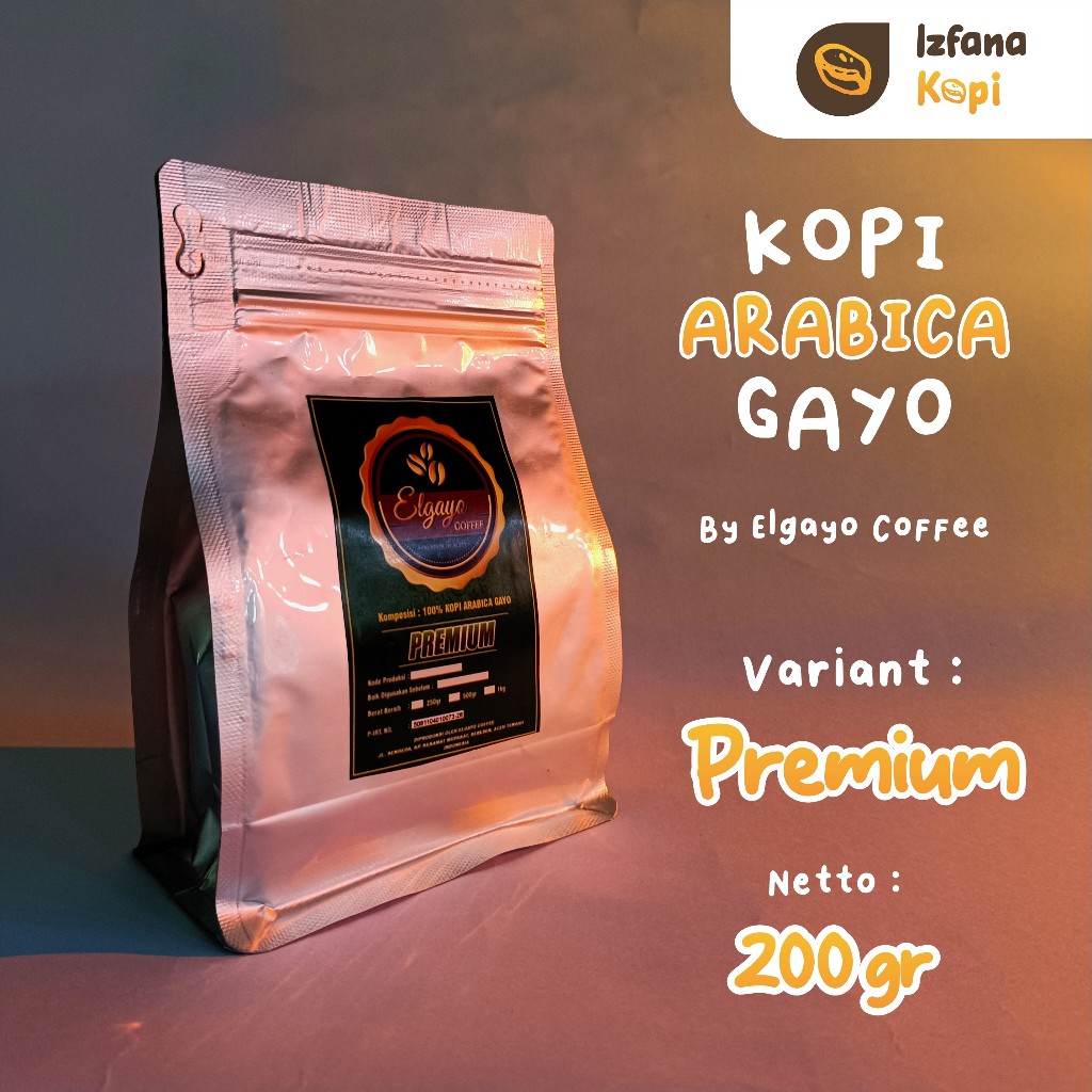 

Kopi Arabica Gayo | 200 gr by Elgayo Coffee