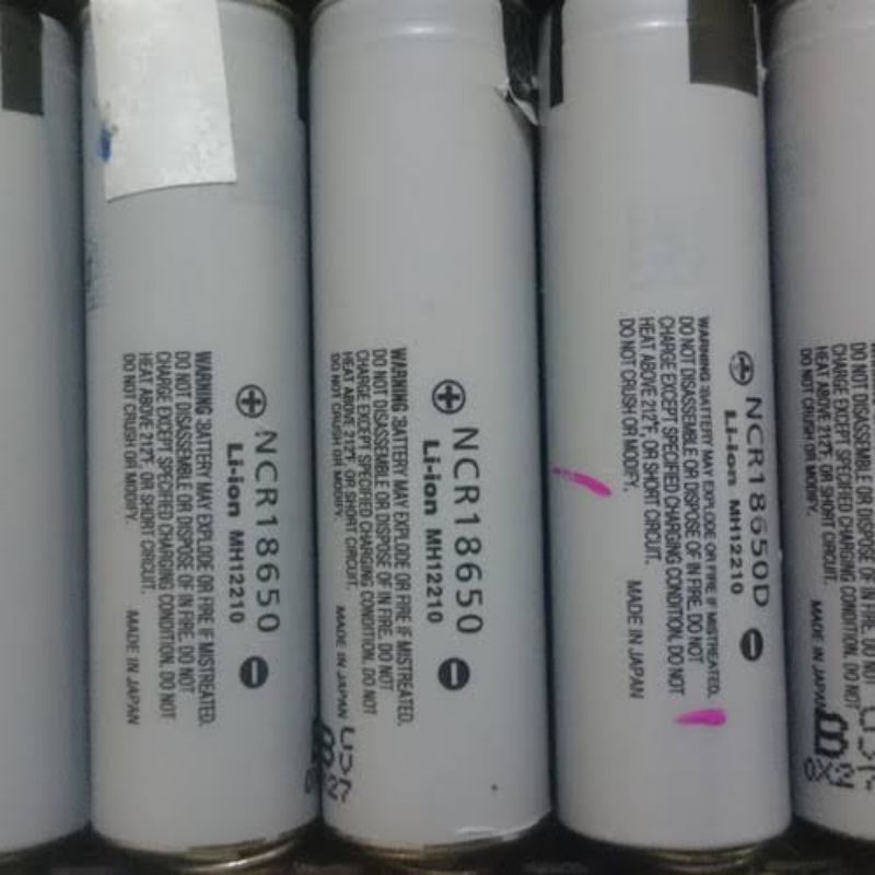 Baterai  NCR18650 bekas
