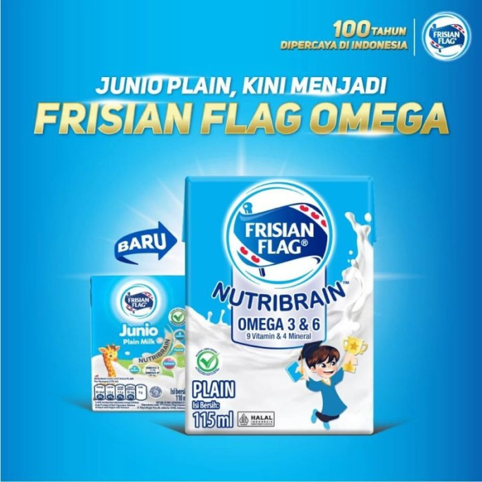 

susu uht frisian flag nutribrain 115ml isi 36 coklat strawbery plain