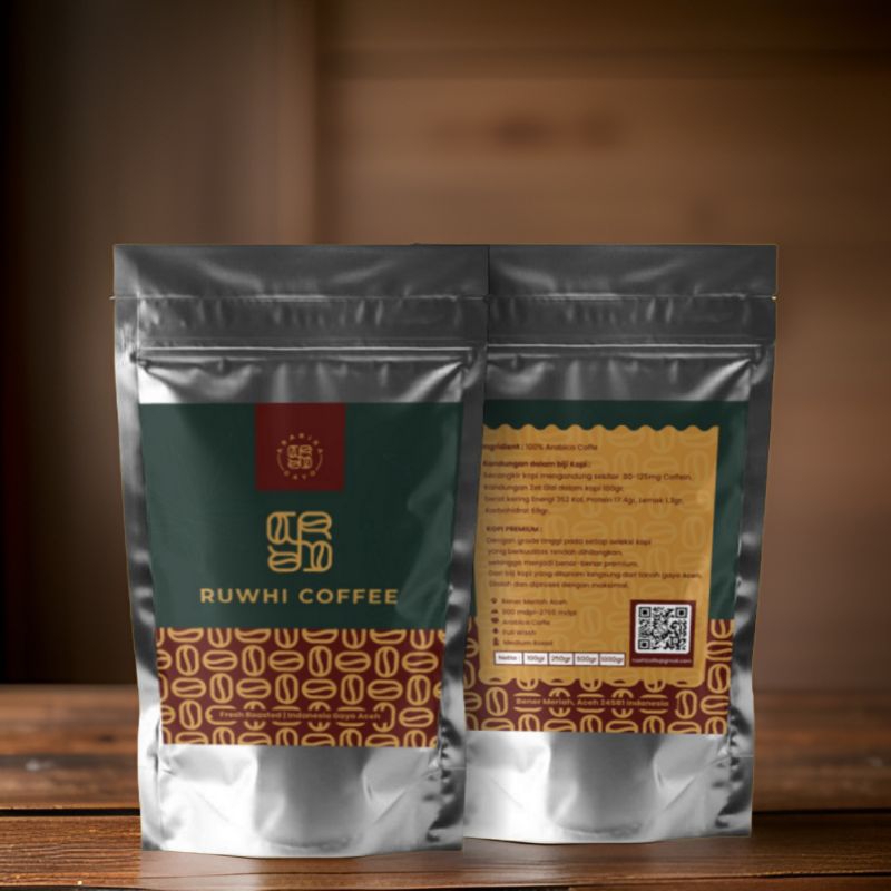 

Kopi Ruwhi Arabika Gayo Medium Roast 1kg
