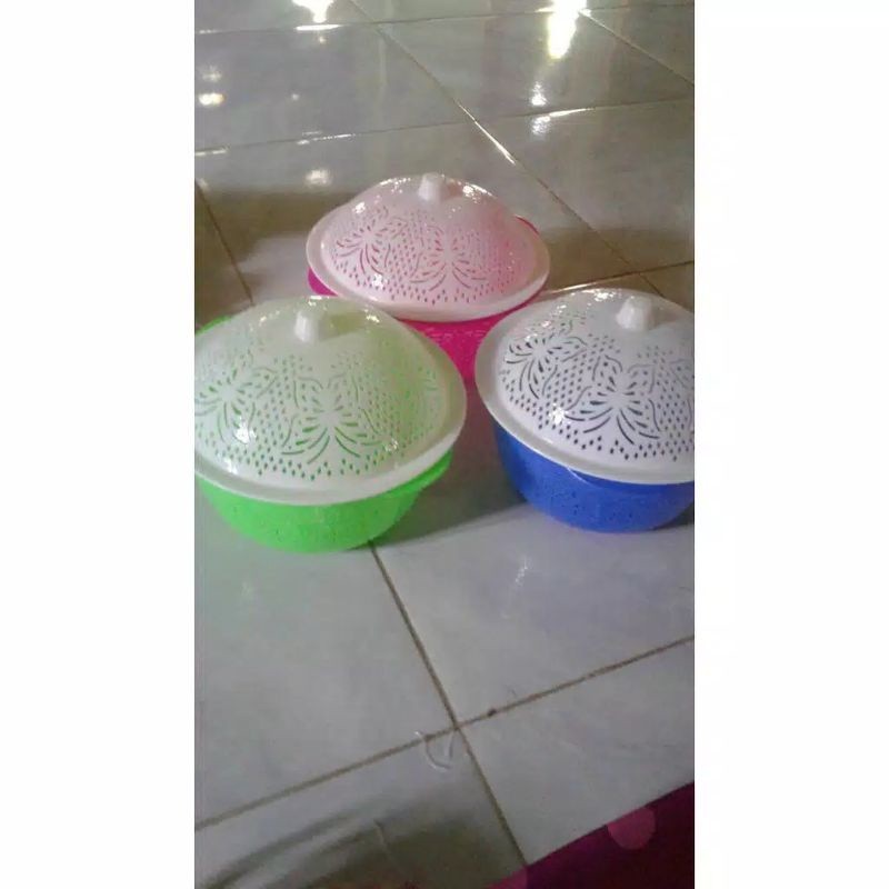 Sangku Nasi / Bakul Nasi Plastik / Bakul Sofi 492 + tutup