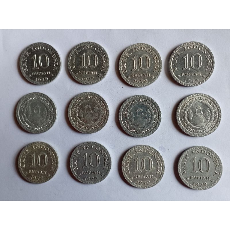 Uang Koin 10 Rupiah th 1979