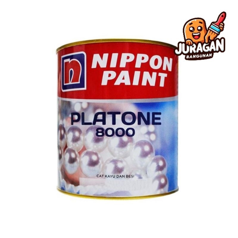 NIPPON PAINT PLATONE 8000 | Cat Besi dan Kayu | 0.85L