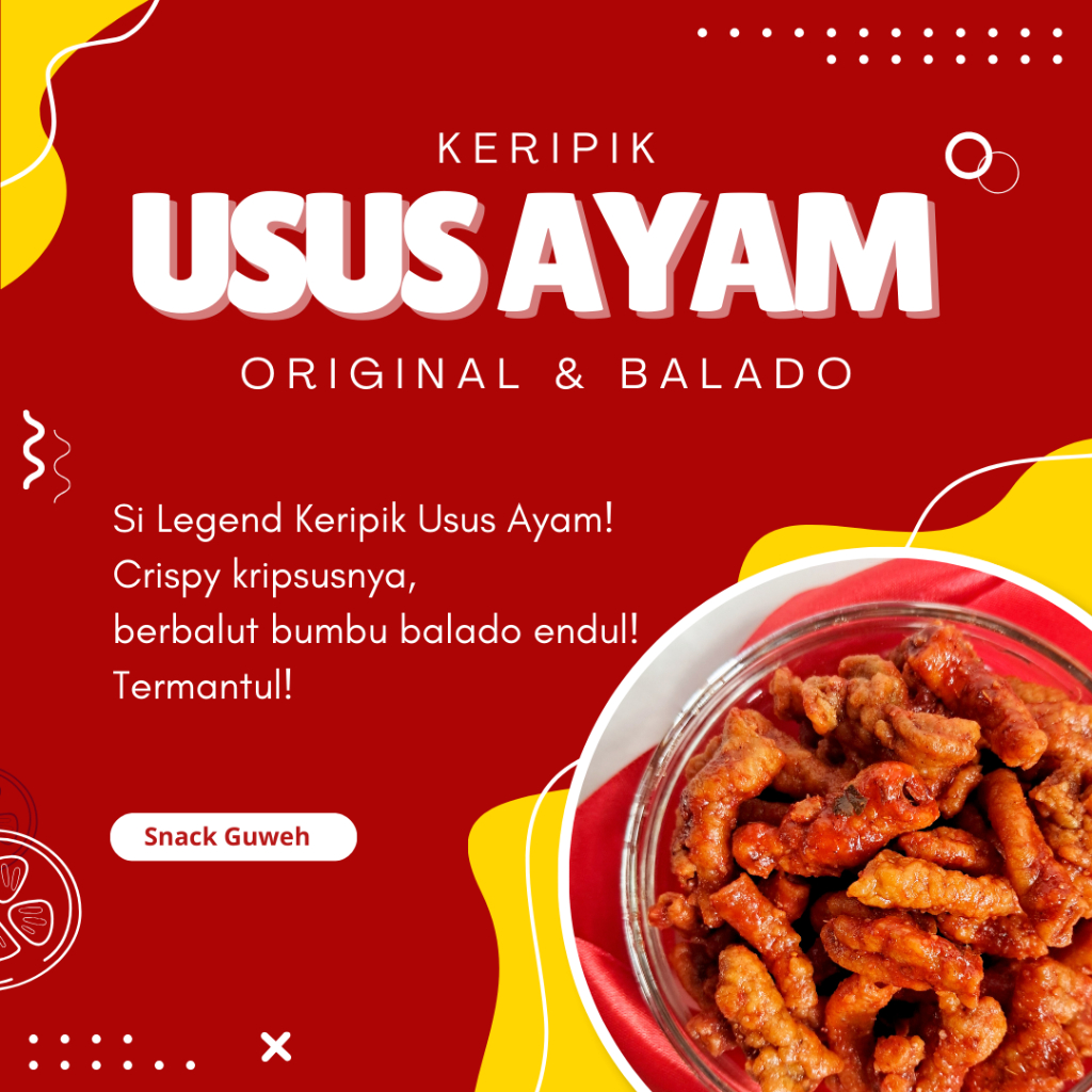 

Keripik Usus Ayam 70gr | Kripsus Ayam Snack Guweh | Keripik Usus Murah