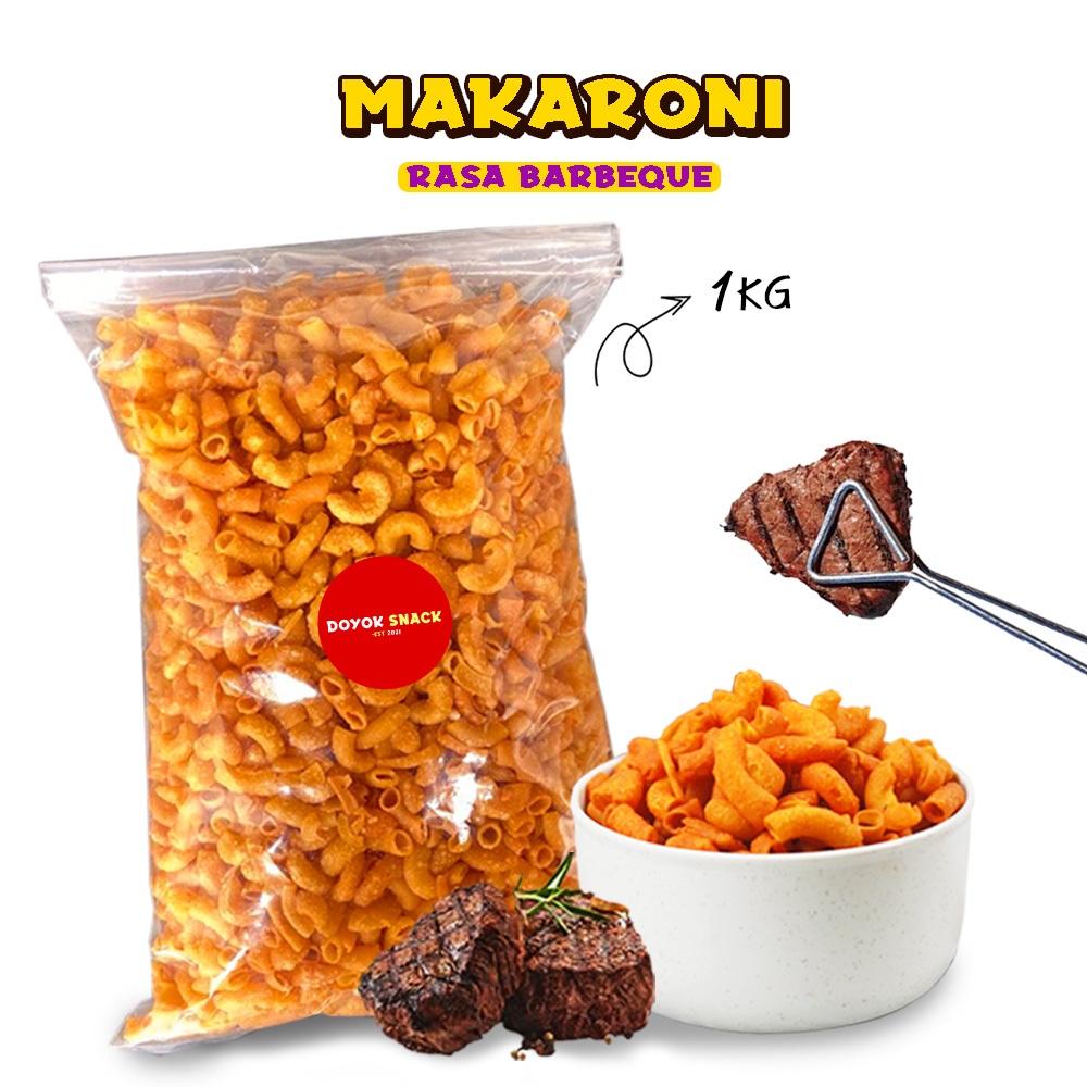 

1kg MAKARONI BARBEQUE MAKRONI GORENG CAK DOYOK BANTAT PIPA KRIUK CRISPY KREMES PREMIUM MURAH LEZAT NIKMAT SNACK MAKANAN RINGAN JAJAN JAJANAN KEKINIAN MURAH TERLARIS CAMILAN CEMILAN SERBA PEDAS PEDES HOT JAGUNG BALADO BARBEQUE BBQ KEJU DAUN JERUK