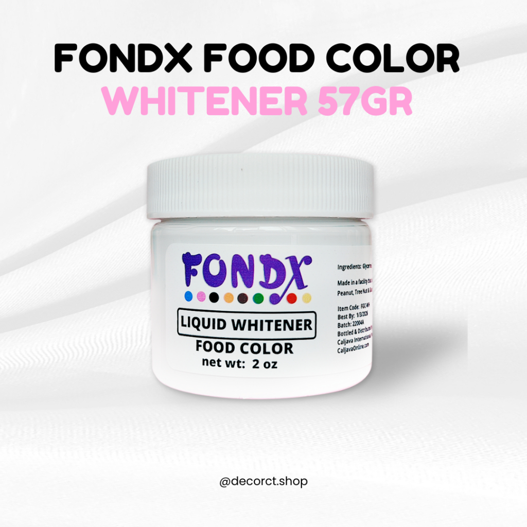 

Fondx Liquid Whitener Food Color 57gr / Pewarna Makanan