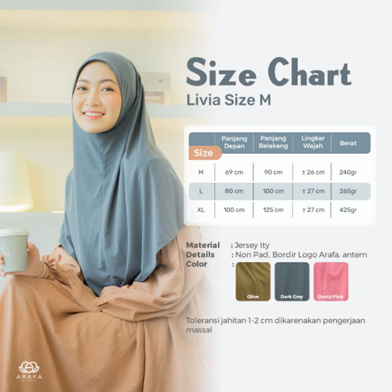 LIVIA HIJAB XL By Arafa Hijab