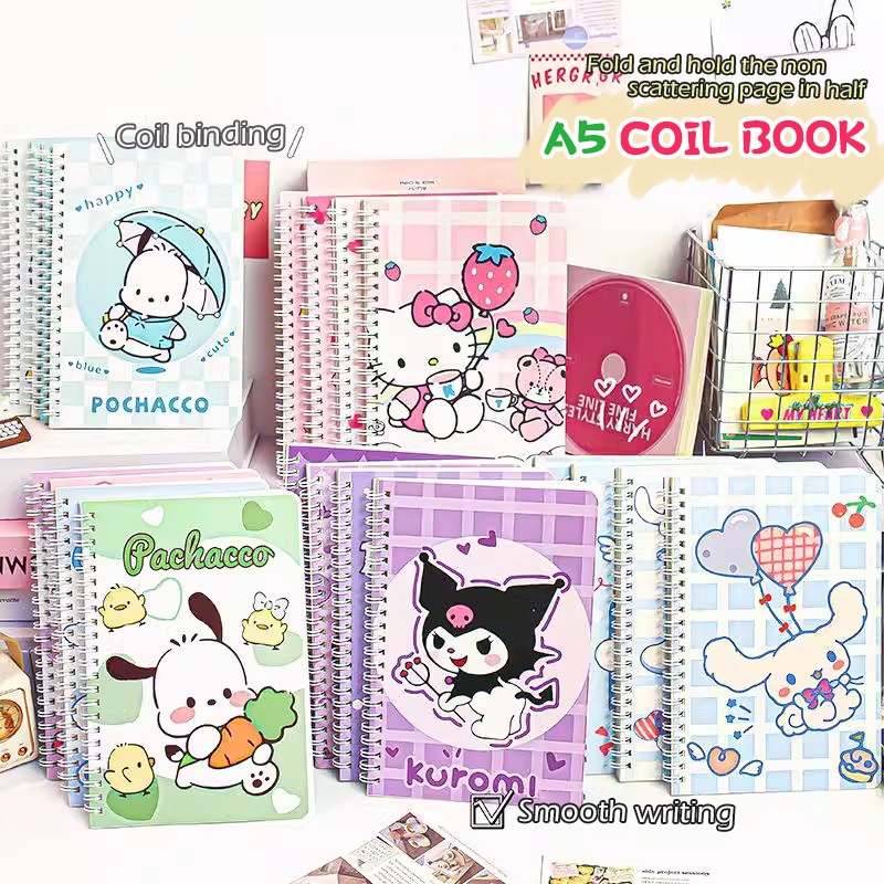 

✨EG 60 lembar Notebook Sanrio A5 Buku Catatan Kartun Lucu Isi 60 Lembar Melody Alat Tulis Anak School Supplies -Eghrerr