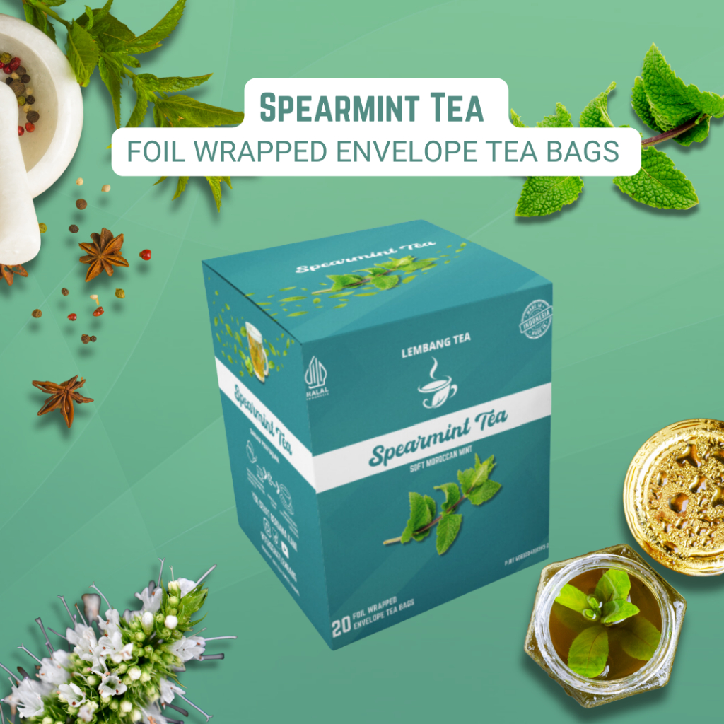 

LEMBANG TEA - Spearmint Tea (Teh Spearmint) Kemasan Dalam Amplop