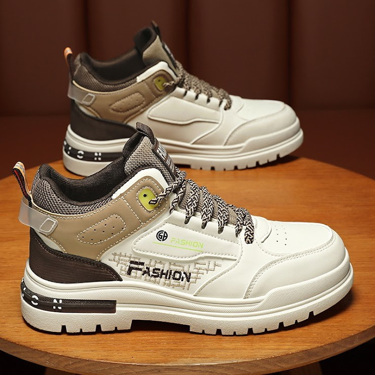 Sepatu Boots fashion 39-43 coklat sport outdoor import adventure medan - 39