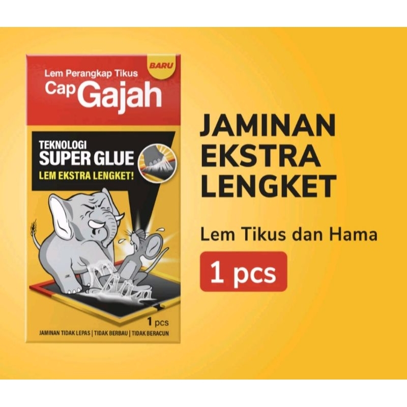 Cap Gajah Lem Tikus / Lem Perangkap Tikus