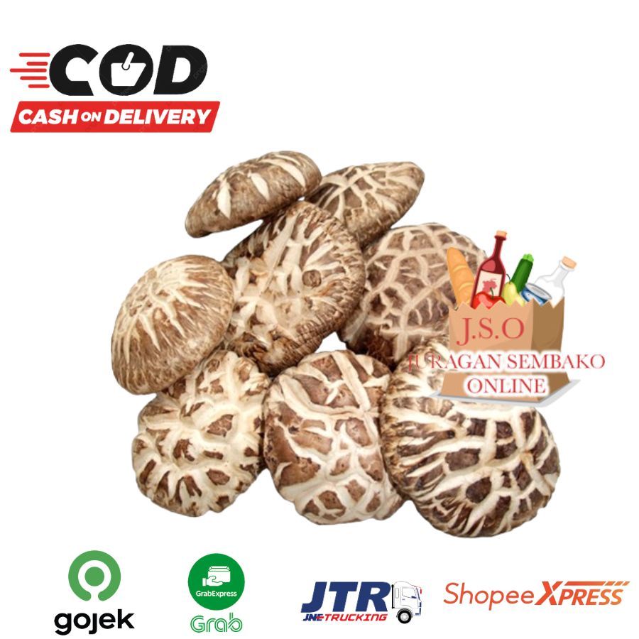 

Jamur Hioko Kering 500gr Jamur Shitake / Dried Shitake Mushroom Super