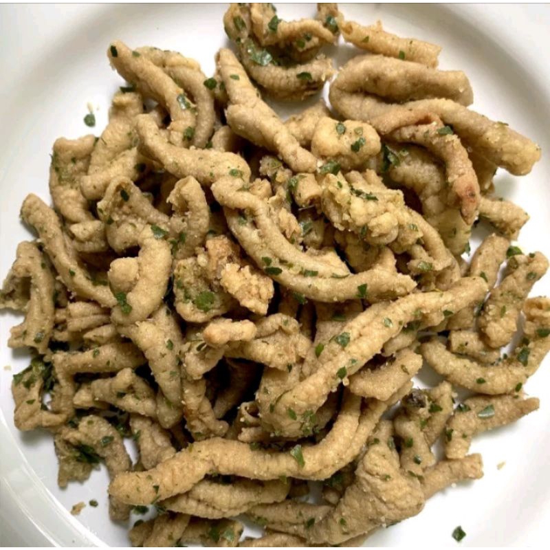 

Usus ayam crispy original aroma daun jeruk berat 500 gram