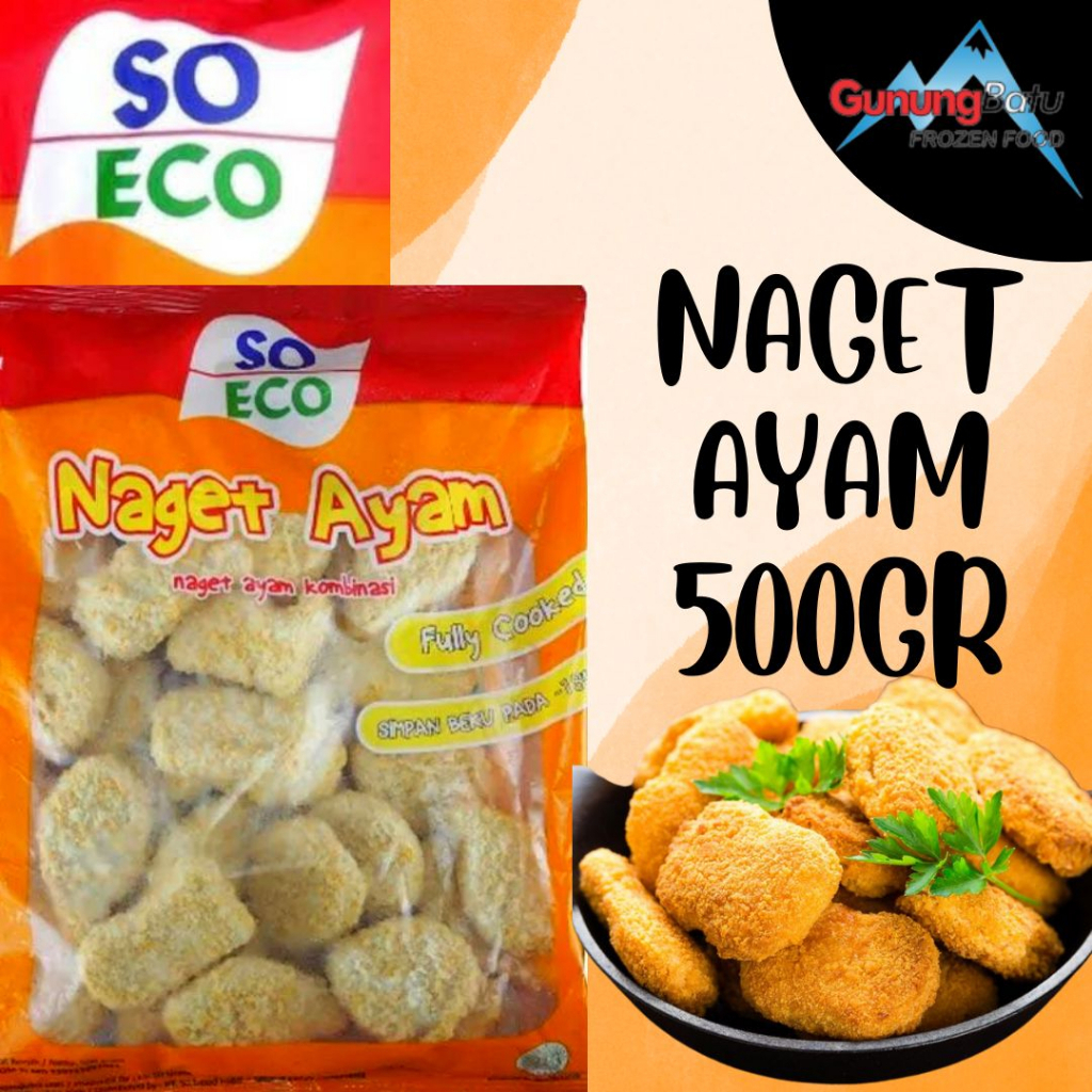 

Naget Ayam So Eco 500 Gram