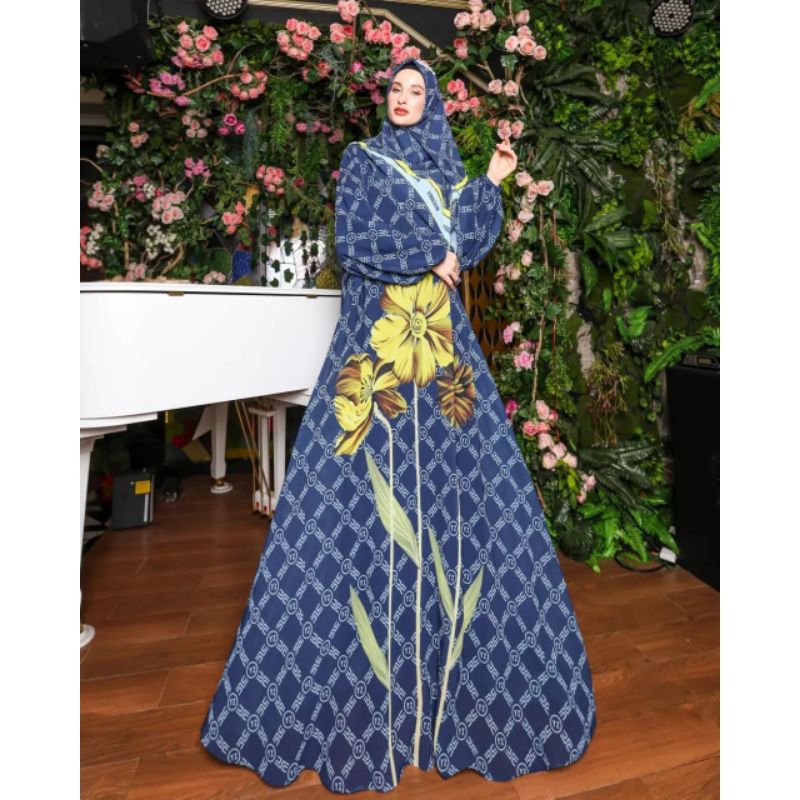 Syari yodizein/ Syari kekinian/ syari kondangan/ Dress Yodizein/ gamis yodizein/