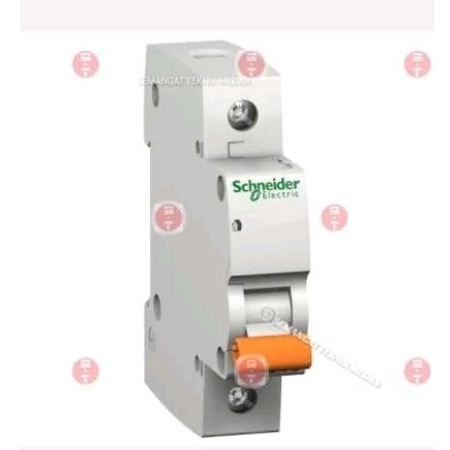 6A SAKELAR SAKLAR MCB SCHNEIDER LISTRIK 6 A AMPERE LISTRIK 1 PHASE
