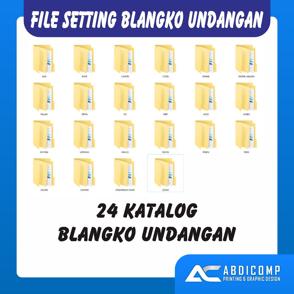 File Setting Corel Draw Blangko Undangan Avis Byar Cantik Cinta Fadhil Malika Falah Griya HC Hepi Ja